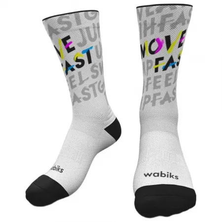 WABIKS Move fast 크루 양말 6142722351