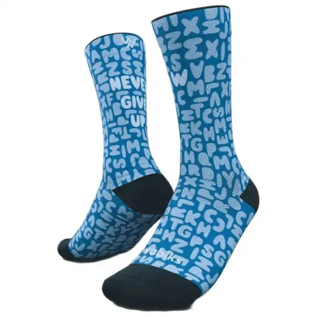 WABIKS Never give up 크루 양말 6142722354