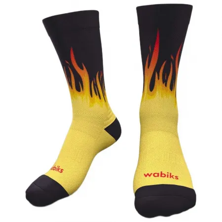 WABIKS On fire 크루 양말 6142722362
