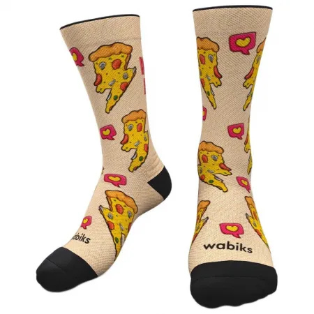 WABIKS Pizza 크루 양말 6142722369