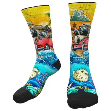 WABIKS Van life 크루 양말 6142722426