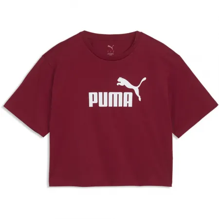 푸마 Essential Cropped Nº1 로고 Relaxed 반팔 티셔츠 6143156291