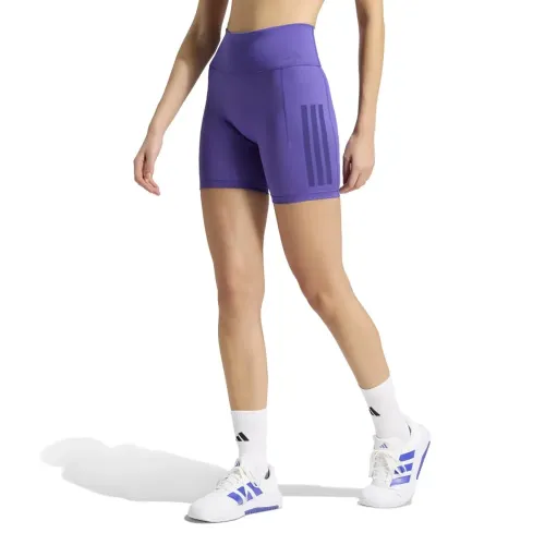 아디다스 Optime Workout 3 Stripes 5in 짧은 레깅스 6143210022