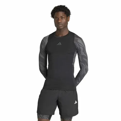 아디다스 Techfit AOP 긴팔 티셔츠 6143210312