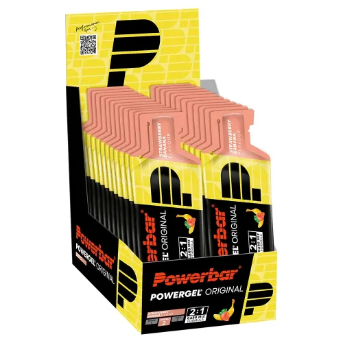 파워바 PowerGel Original 에너지 젤 상자 딸기 & 바나나 41g 24 단위 7137182706