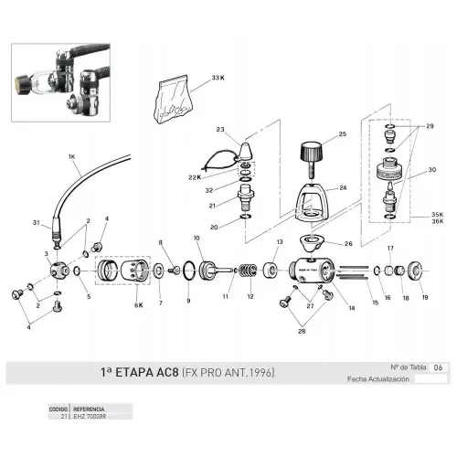 크레시 AC8 1단계 너트 브래킷 고정 7138737399