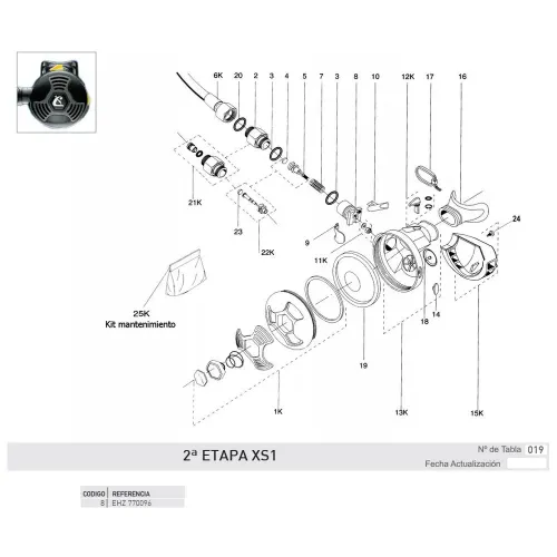 크레시 밸브 XS1-XS2-XS Plus 본사 7138737416