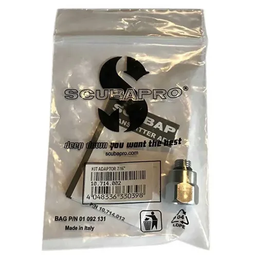 스쿠버프로 Adaptor 7/16 키트 7139023099