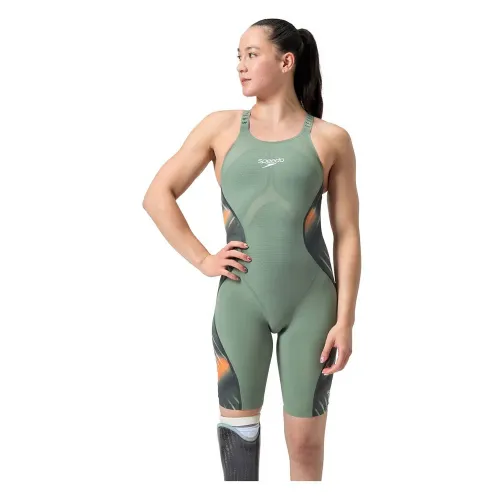 스피도 Fastskin LZR Pure Intent 2.0 Kneeskin 오픈 백 경기용 수영복 7141025859