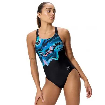 스피도 Female Placement Printed Leaderback 수영복 7142645661