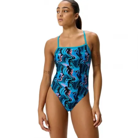 스피도 Female Printed Web Back 수영복 7142645670