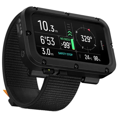 순토 Nautic 신축성 있는 직물 다이브 컴퓨터 스트랩 7142673513