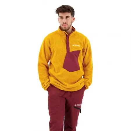 ADIDAS Organiser Xploric High-Pile-Fleece Pullover 지퍼 플리스 8139925163