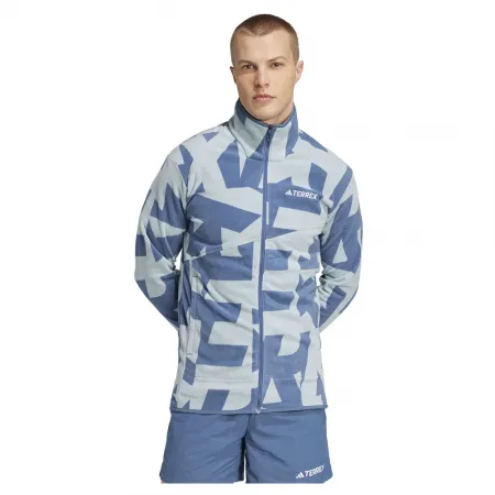 ADIDAS Terrex Multi Printed 지퍼 플리스 8141542289