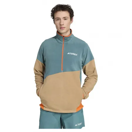 ADIDAS Terrex Multi Climawarm Anorak 하프 지퍼 플리스 8142158030