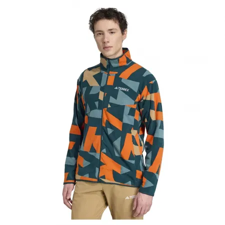 ADIDAS Terrex Multi Printed 지퍼 플리스 8142158135