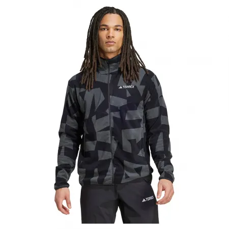 ADIDAS Terrex Multi Printed 지퍼 플리스 8142158139