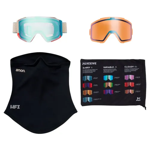 아논 Sync+Lens+MFI Face Mask 스키 고글 8142242490