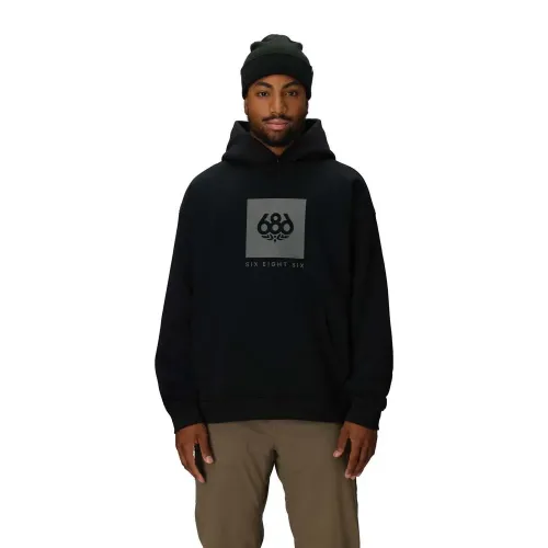 686 Knockout logo premium heavyweight 후드가 달린 양털 8142263201