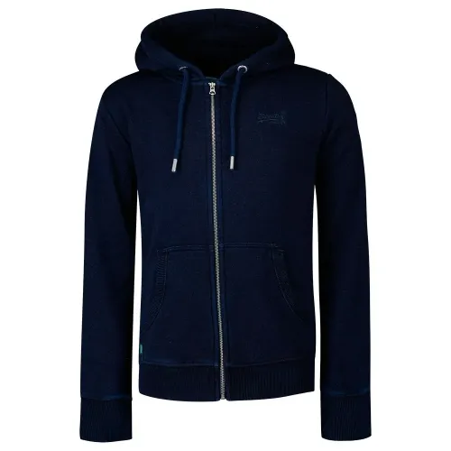 슈퍼드라이 빈티지 로고 엠브로이더드 풀지퍼 스웨터 138155778