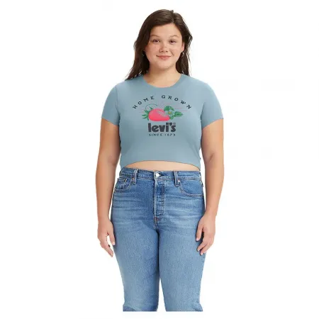리바이스 Jordie Cropped 반팔 셔츠 138394338
