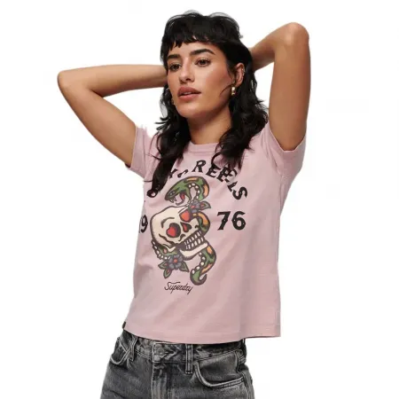 슈퍼드라이 Tatto 그래픽 90S 반팔 티셔츠 139930370