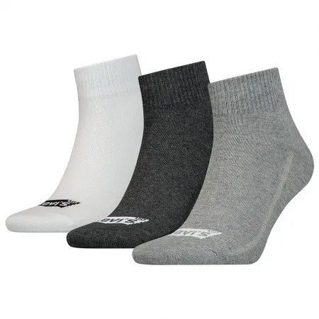 리바이스 Batwing 로고 Recycled Quarter 짧은 양말 3 켤레 139987295