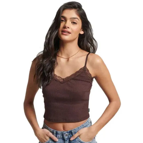 슈퍼드라이 빈티지 Rib 레이스 Trim 브라 140047943