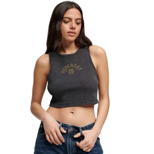 슈퍼드라이 Athletic 에센셜 Waffle 나시 상의 140077401