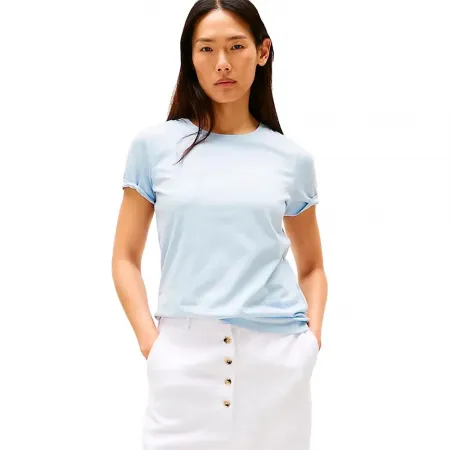 타미힐피거 Script 레큘러 Fit 반팔 티셔츠 141786950