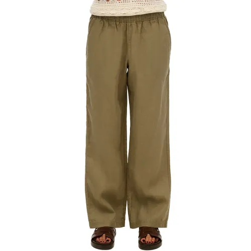 슈퍼드라이 린넨 Drawstring 바지 141845069