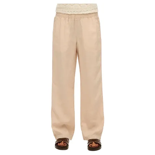 슈퍼드라이 린넨 Drawstring 바지 141845070