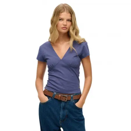 슈퍼드라이 Cap Corset 반팔 티셔츠 141962170