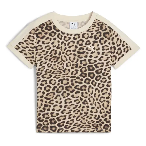 푸마 T7 Leo Luxe 슬림 핏 반팔 티셔츠 141990212