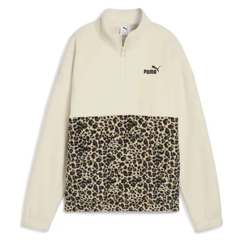 푸마 ESS 그래픽 Animal Relaxed 핏 하프 지퍼 스웨터 142006767