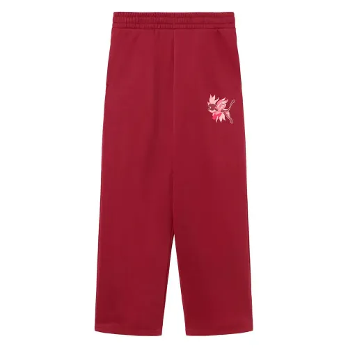 푸마 그래픽 F로우ered 컴포트 운동복 바지 142153663