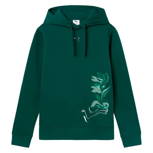 푸마 그래픽 F로우ered 후드티 142153665