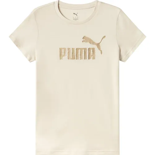 푸마 에센셜 + Textured Foil 빅 로고 반팔 티셔츠 142158725