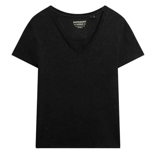 슈퍼드라이 스튜디오s Slub Emb Vee 반팔 티셔츠 142160067