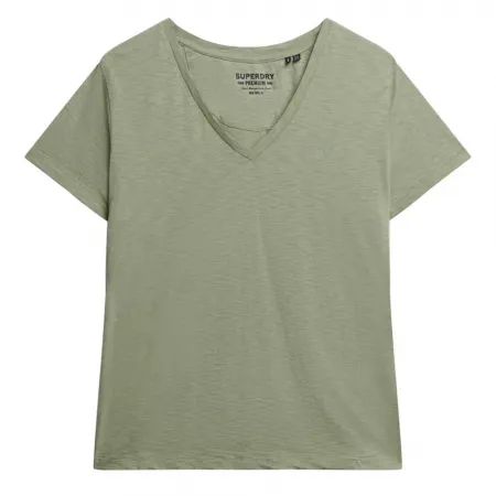 슈퍼드라이 스튜디오s Slub Emb Vee 반팔 티셔츠 142160068