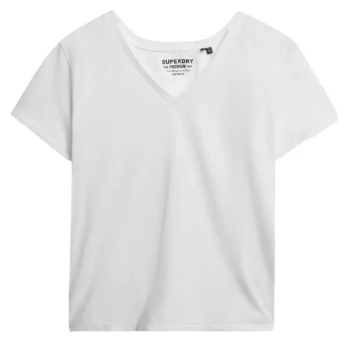 슈퍼드라이 스튜디오s Slub Emb Vee 반팔 티셔츠 142160071