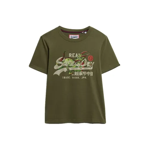 슈퍼드라이 Tokyo Vl Relaxed 핏 반팔 티셔츠 142160083