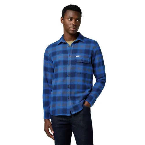 랭글러 1 포켓 레귤러 핏 긴팔 셔츠 142166726