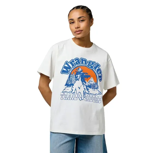 랭글러 112371080 Girlfriend 루즈 핏 반팔 티셔츠 142166744