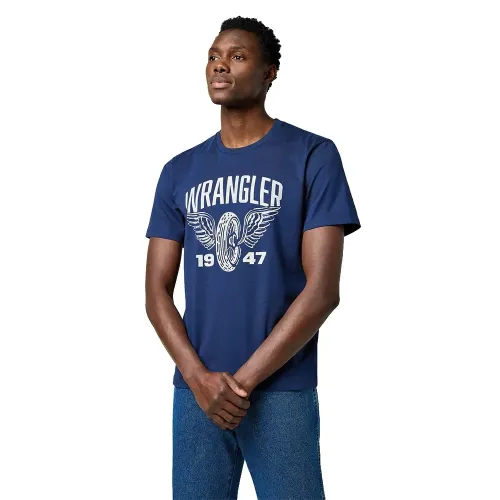 랭글러 Americana 레귤러 핏 반팔 티셔츠 142166814