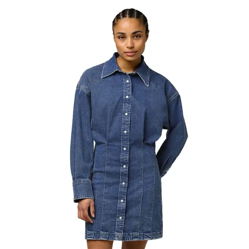 랭글러 Darted 슬림 핏 긴팔 원피스 142166850