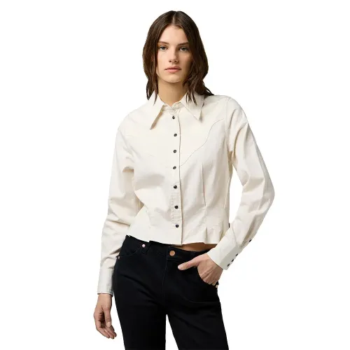 랭글러 Peplum 레귤러 핏 긴팔 셔츠 142166894