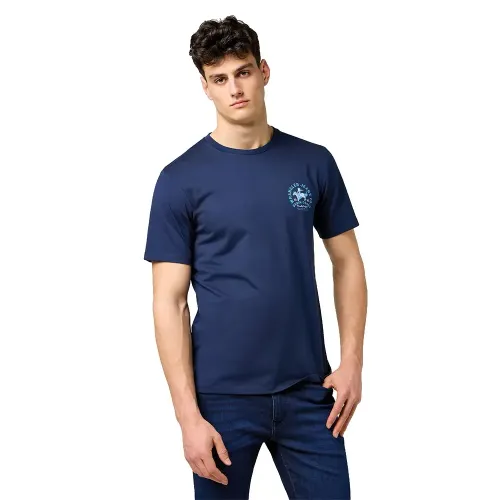 랭글러 스몰 그래픽 레귤러 핏 반팔 티셔츠 142166933