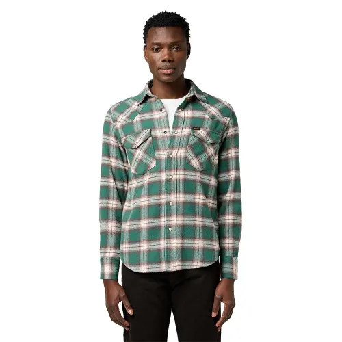 랭글러 Western 레귤러 핏 긴팔 셔츠 142166972