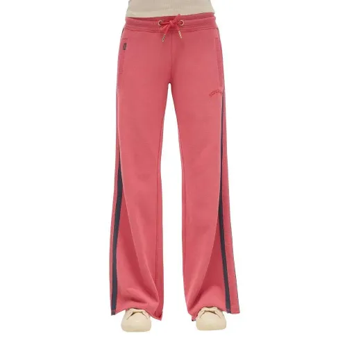 슈퍼드라이 에센셜 로고 Straight 핏 운동복 바지 142222045